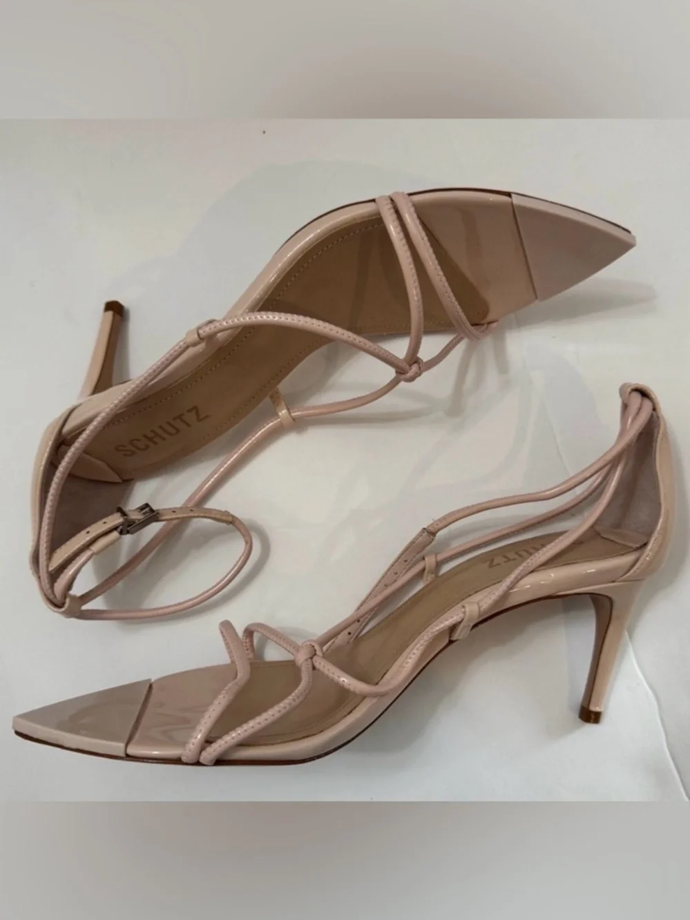 Schutz Pamela Mid Heel 8.5 Rose Nude - Picture 3 of 10